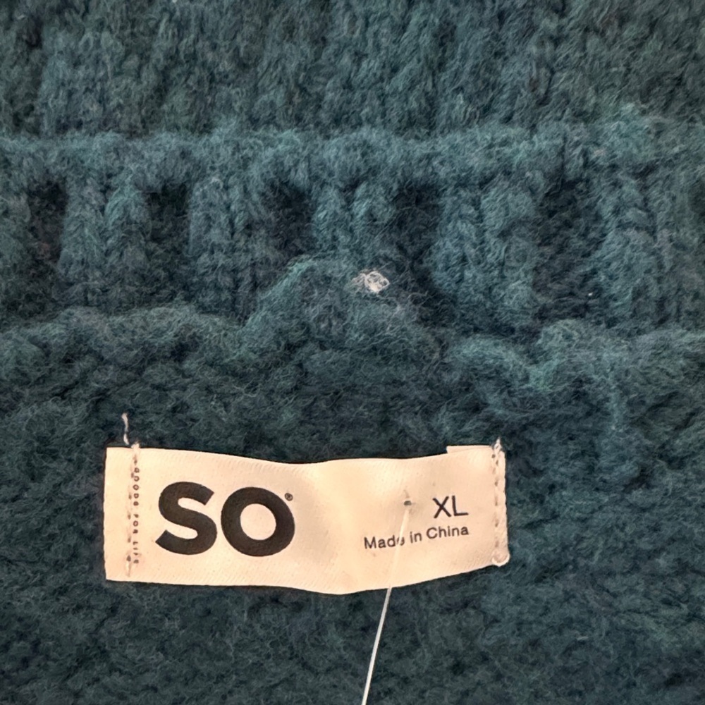 SO Teal Crew Neck Sweater - Picture 2 of 7
